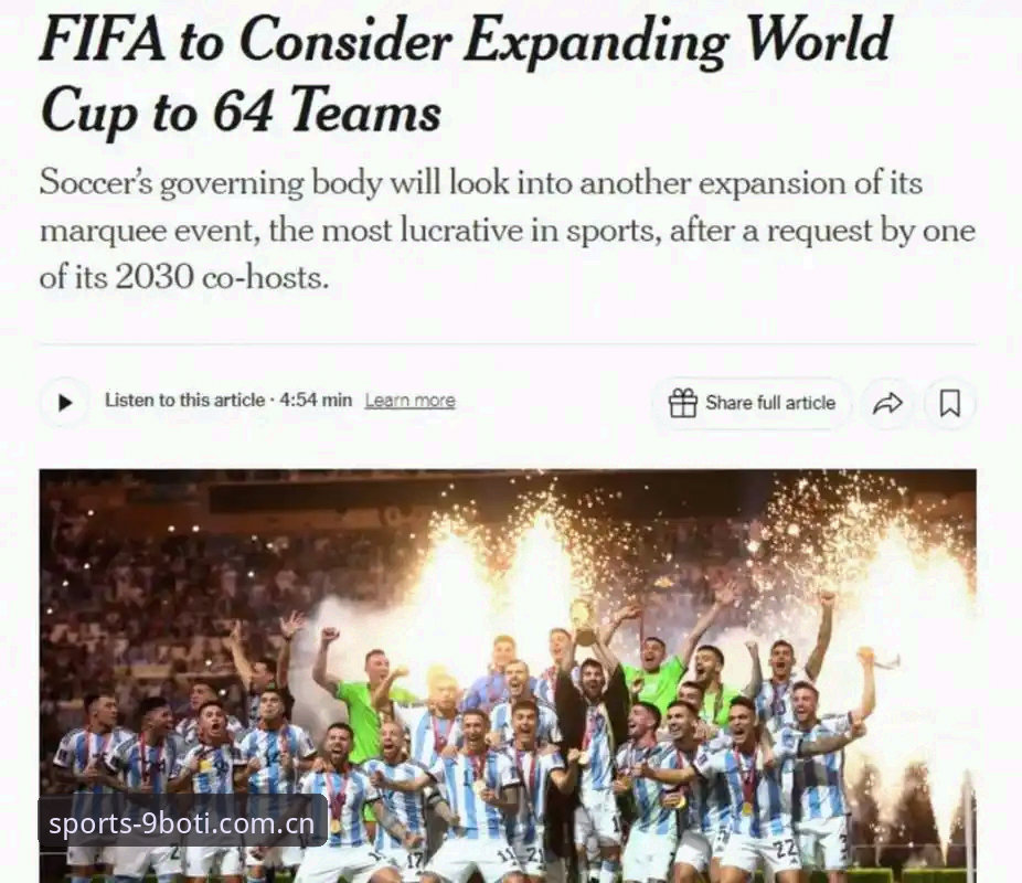博体育官网2026最新版本 世界杯64年扩军史 vs. 2030年66队蓝图:中国男足的“入场券”在哪?